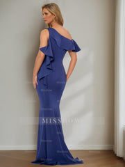 Asymmetric A-Line Princess Ankle-Length Mother of the Bride Gown
