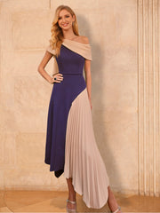 Asymmetrical A-Line Princess Mother of the Bride Dresses with Ruffles