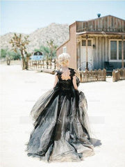 Ball Gown Sleeveless Sweetheart Lace Tulle Prom Evening Dresses