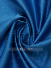 Boat Neck 3/4 Sleeve A-Line Princess Dress for Mother of the Bride & Groom with Floral Accent and Belt