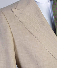 Champagne Double Breasted Peak Lapel Stylish Prom Men’s Suits