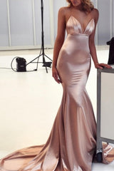 Champagne Evening Dresses | Long Prom Evening Dresses