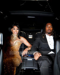 Charming Long Gold Sweetheart Sleeveless Mermaid Prom Dress with Rhinestones and Tassels