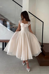 Charming Straps Sleeveless Sweetheart Formal Dress With Tulle Pleated