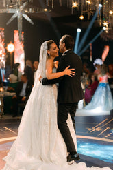 Chic White Ball Gown Sweetheart Sleeveless Sequined Chapel Train Tulle Wedding Dress