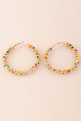 Colorful Loop Boho Style Earrings