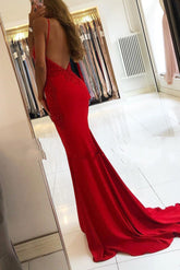 Designer Evening Dresses Long Red Prom Evening Dresses