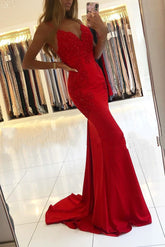 Designer Evening Dresses Long Red Prom Evening Dresses