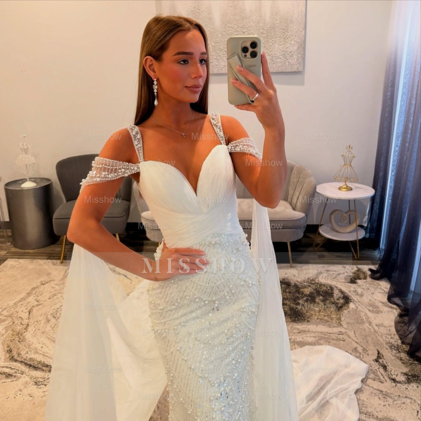 Designer Long Sky Blue Sweetheart Mermaid Prom Dress with Lace and Beads