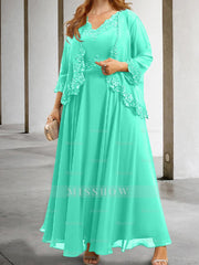 Elegant Mother of the Bride A-Line/Princess Dresses Featuring Applique & Sequins