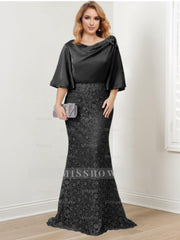 Elegant Mother of the Bride Trumpet/Mermaid Dresses Featuring Applique