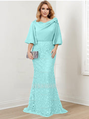 Elegant Mother of the Bride Trumpet/Mermaid Dresses Featuring Applique