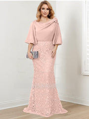 Elegant Mother of the Bride Trumpet/Mermaid Dresses Featuring Applique