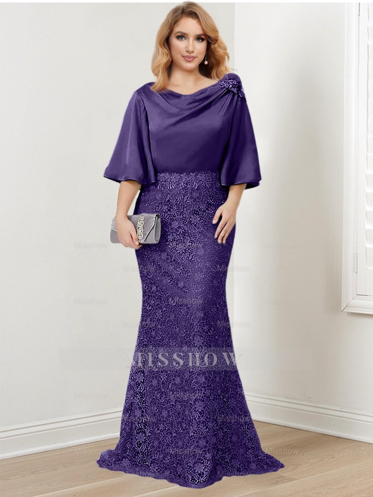 Elegant Mother of the Bride Trumpet/Mermaid Dresses Featuring Applique