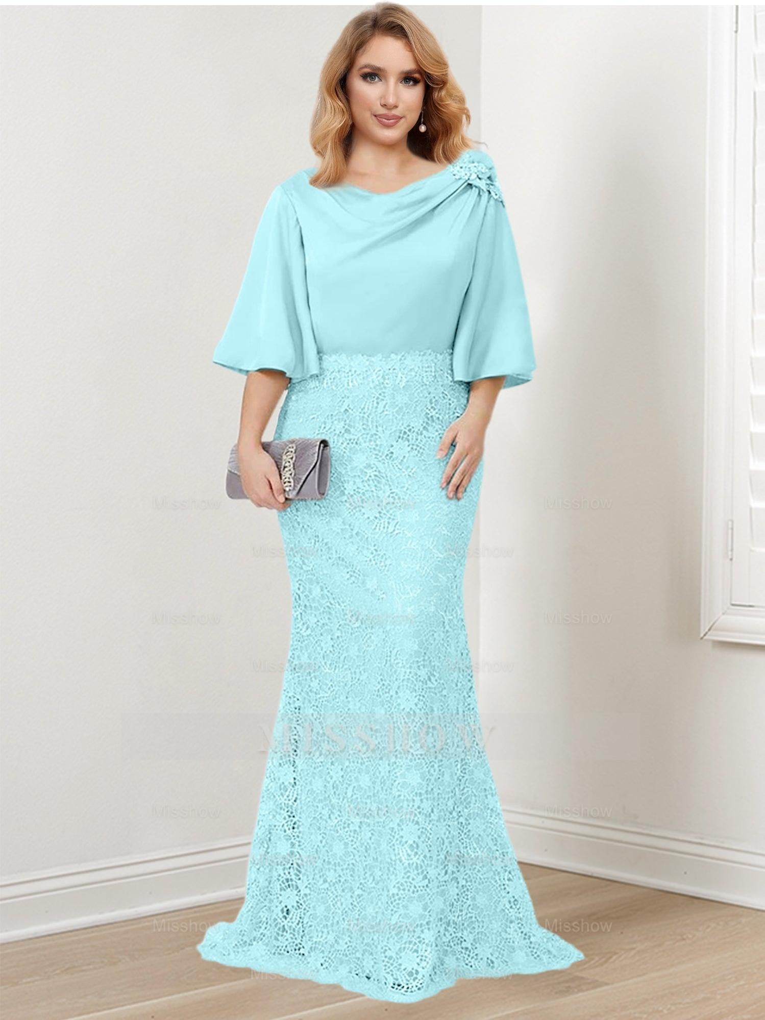 Elegant Mother of the Bride Trumpet/Mermaid Dresses Featuring Applique