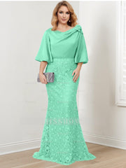 Elegant Mother of the Bride Trumpet/Mermaid Dresses Featuring Applique