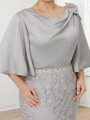 Elegant Mother of the Bride Trumpet/Mermaid Dresses Featuring Applique