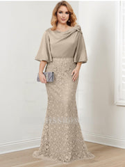 Elegant Mother of the Bride Trumpet/Mermaid Dresses Featuring Applique