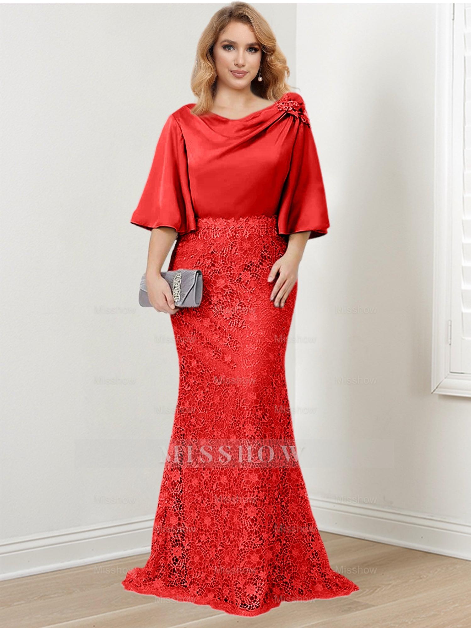 Elegant Mother of the Bride Trumpet/Mermaid Dresses Featuring Applique