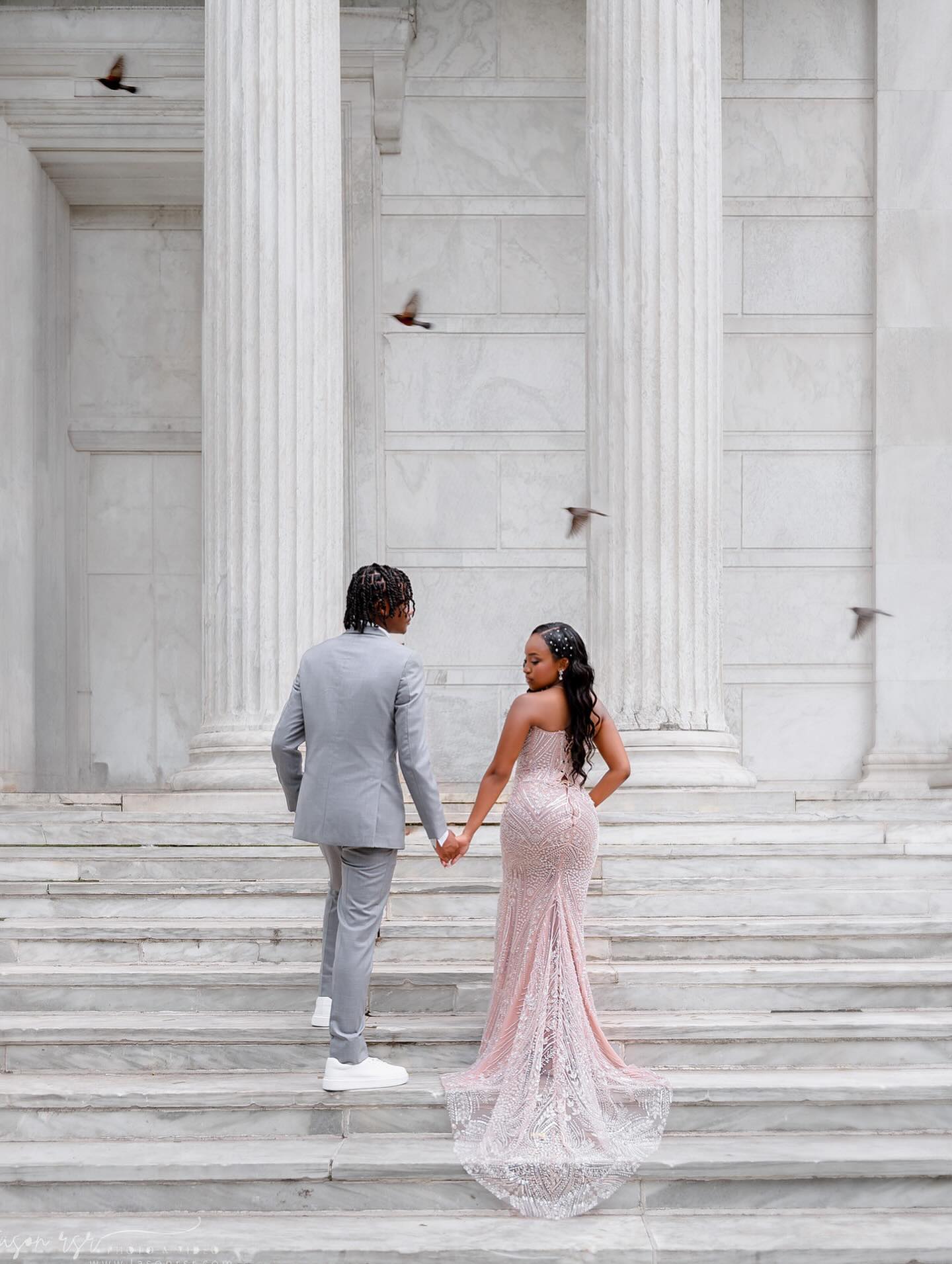 Elegant Pink Strapless Sleeveless Mermaid Prom Dress with Beadings and 3D Flowers