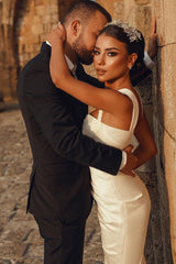 Elegant Sweetheart Split Front Floor-Length Prom Evening Dresses