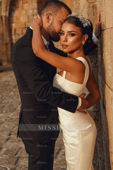 Elegant Sweetheart Split Front Floor-Length Prom Evening Dresses