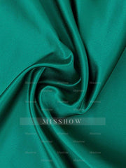 Evening Dresses with V-Neck and 3/4 Sleeves Featuring Embroidery Belt & Feather in Trumpet/Mermaid Style