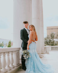 Fabulous Column Tulle Spaghetti Straps Sleeveless Long Prom Dress With Appliques