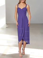 Feathered Jacket Tea-Length Mother of the Bride A-Line/Princess Dresses