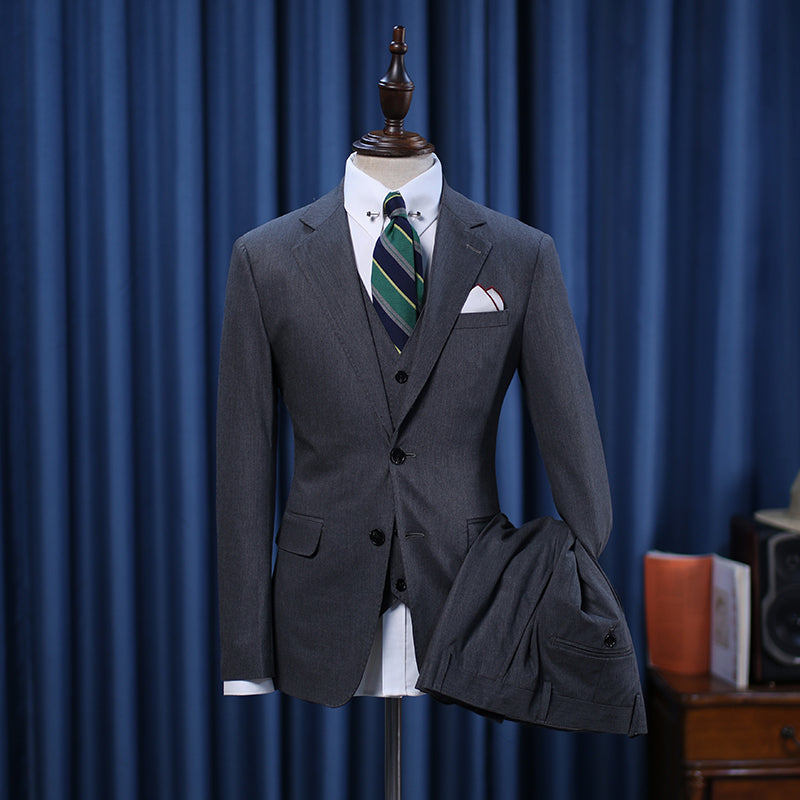 Formal Three Pieces Slim Fit Custom Men’s Business Suit