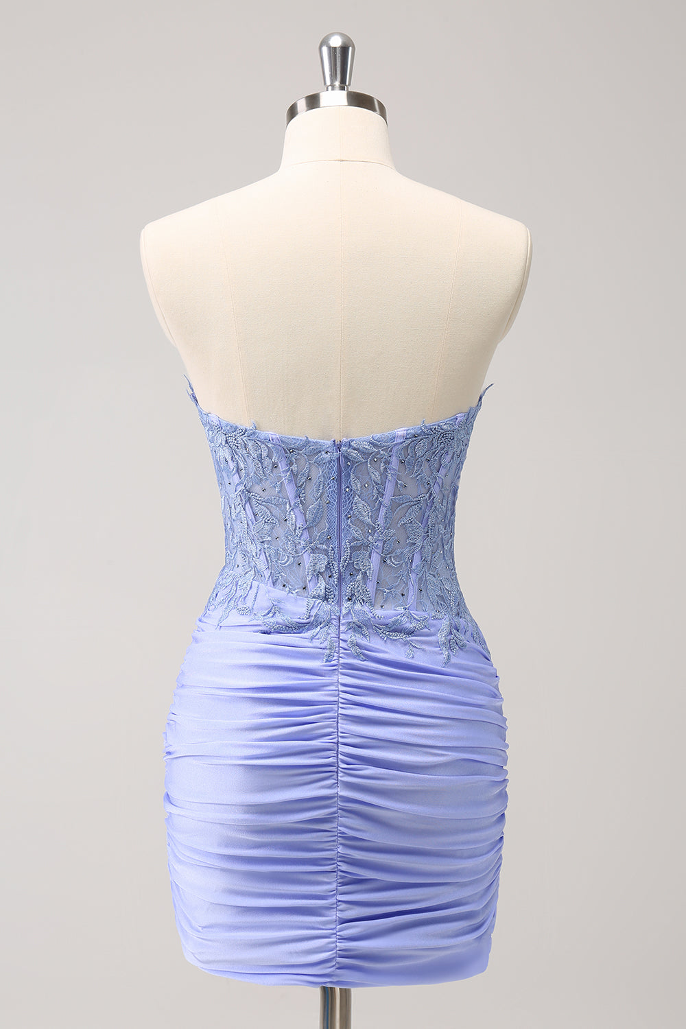 Fuchsia Sweetheart Tight Corset Homecoming Dress with Beading