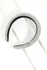 Glitter Silver Crystal Headband