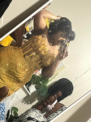 Gold Mermaid Prom Dress Strapless Sweetheart 3D Floral Leaf Beaded Chain Fringe Sheer Mesh High Slit Luxury Evening Gown with Court Train