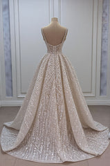 Champagne strapless rhinestone mermaid prom dress
