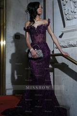 Gorgeous Black Mermaid Sleeveless Lace Beaded Long Prom Dress