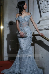 Gorgeous Black Mermaid Sleeveless Lace Beaded Long Prom Dress