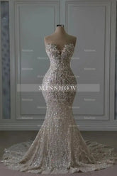 Gorgeous Pink Sequined Sleeveless Prom Dress With Slit