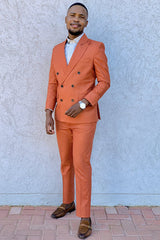 Latest Arrival Double Breasted Close Fit Prom Men’s Suits