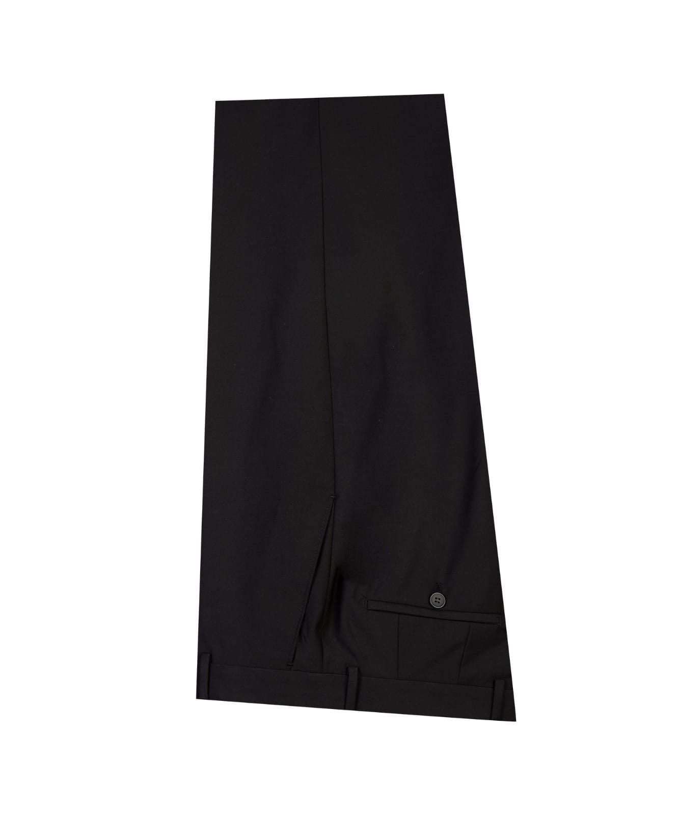 Latest Black Double Breasted Peak Lapel Business Men’s Suits