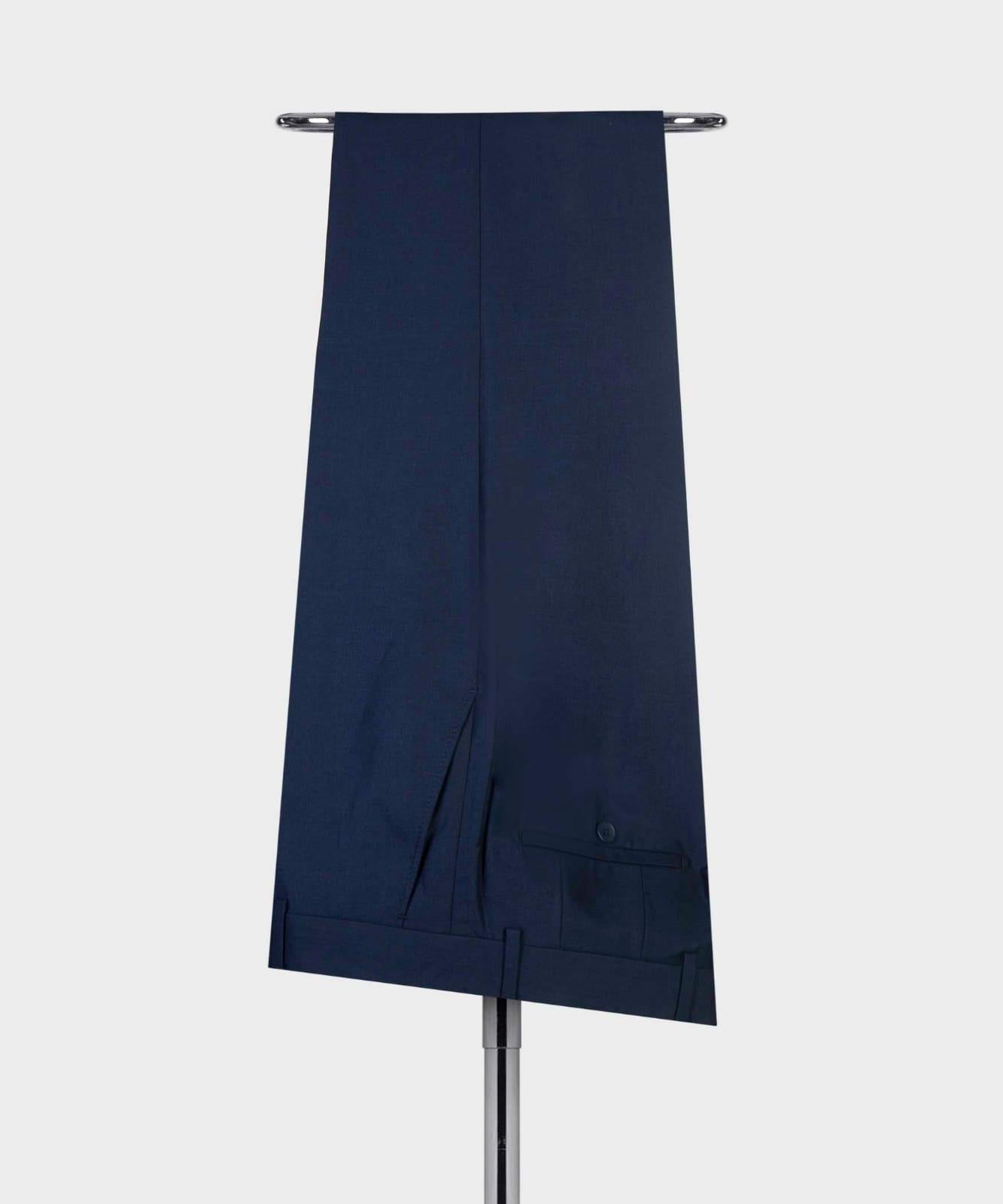 Latest Navy Double Breasted Slim Fit Custom Prom Men’s Suits
