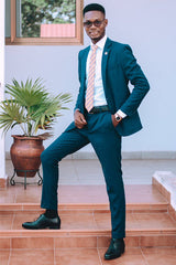 Latest Style Slim Fit Notched Lapel Prom Men’s Suits