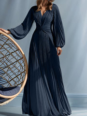 A Line Princess V Neck Mother Of The Bride Dresses With Ruched