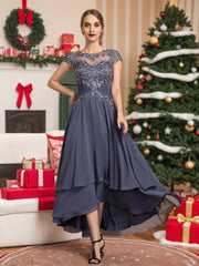 A Line Princess Mother Of The Bride Dresses With Applique