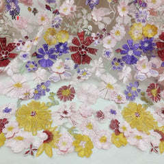 A Line Princess Scoop Chiffon Mother Of The Bride Dresses Lace Floral Half Sleeves Ankle Length