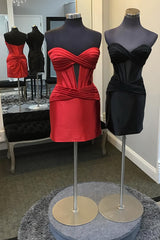 Misshow Lilac Sweetheart Corset Tight Short Homecoming Dress/Mini Dress