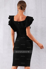 Misshow Little Black Bodycon Dress