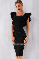 Misshow Little Black Bodycon Dress