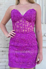 Misshow Mint Lace Sweetheart Tight Short Homecoming Dress/Mini Dress