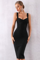 Misshow Sheath Sweetheart Black Cocktail Party Dress