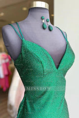 Misshow Tight Royal Blue Sequins Homecoming Dress/Mini Dress